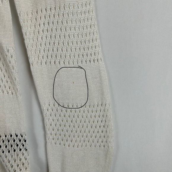 NWT Rag & Bone Genevieve Raglan Pullover Top Knit‎ Sweater White XS **FLAW** - Picture 9 of 11